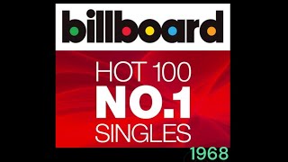 The USA Billboard number ones of 1968 [upl. by Arrim]