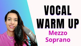 Vocal Warmup for MezzoAlto Mezzosoprano daily vocal exercises  Natalia Bliss vocal coach [upl. by Kimbell631]