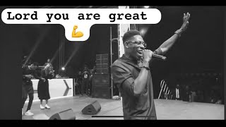 Lord you are great by moses bliss live [upl. by Estis]