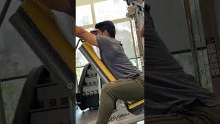 Best back exercises cable supported ￼￼lat pull down gym backworkout viralvideo viralshorts [upl. by Redwine179]