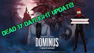 Dead By Daylight UPDATE ROADMAP DOMINUS and THE RIFT [upl. by Socher823]