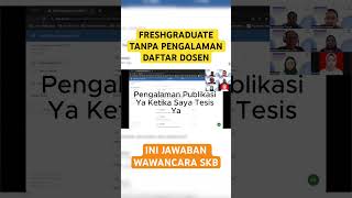 Tips menjawab pertanyaan SKB CPNS Dosen [upl. by Aicel]