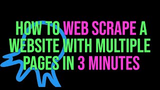 How to scrape a website with multiple pages using Octoparse for free 2023 [upl. by Ahtilat530]