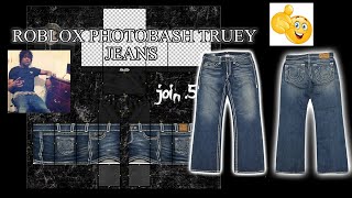 photobashing truey jeans roblox speed design and tutorial [upl. by Gerardo741]