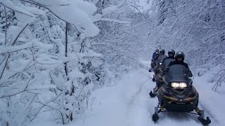 Motoneige Mont Tremblant Snowmobiling [upl. by Bois]