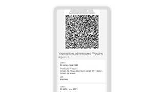 Access Your COVID19 Vaccination Record QR Code on Your Mobile Device [upl. by Anifesoj]