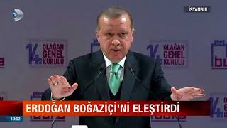 Erdoğan Boğaziçi Üniversitesini eleştirdi [upl. by Yrebmik784]