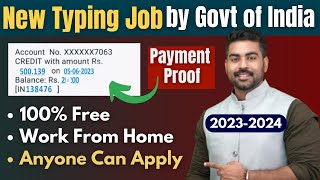 New Typing Job by Government  Earn 200 Per Page  Translation Job  Work From Home Job 2023 [upl. by Marylinda513]