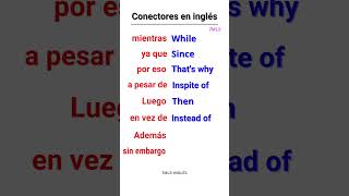 Conectores en inglés aprenderingles [upl. by Shah4]