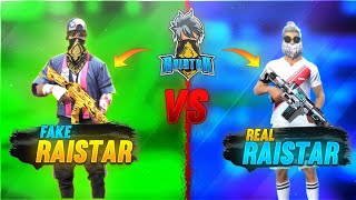 RAISTAR VS RAISTAR FAKE VS REAL 😱 GYAN GAMING OP REACTION ON 1 VS 1 [upl. by Enaxor860]