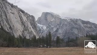 Blizzard warning forces full closure of Yosemite National Park [upl. by Aydidey]