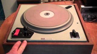 GATES CB77 BROADCAST Transcription Turntable Harris Intertype Corp SME Tonearm ZCUCKOO [upl. by Zenitram]