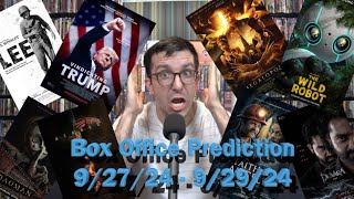 Box Office Prediction Azrael Bagman Devara Lee Megalopolis Vindicating Trump amp The Wild Robot [upl. by Ymeon160]