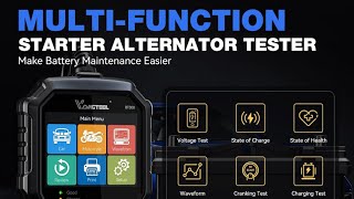 VDiagTool BT300 Battery Tester Unboxing  AGM Battery Testing [upl. by Ahsienom]