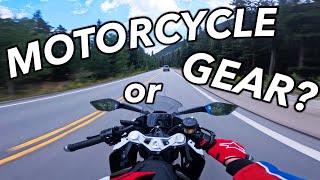 SHOULD YOU BUY MOTORCYCLE OR GEAR FIRST [upl. by Arelus720]