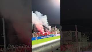 Yverdon Sport at home against BSC Young Boys ultras swissultras [upl. by Nit]