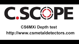 CScope CS6MXi 11x14quot 2D search head depth test [upl. by Eenobe839]