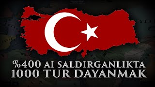 0 AI SALDIRGANLIKTA 1000 TUR DAYANMAK  Age of History 2 [upl. by Granoff]