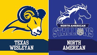 CFB 19 Texas Wesleyan vs North American [upl. by Enyrehtak]