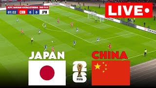 🔴LIVE Japan vs China I World Cup Qualification AFC 2026  FULL STREAMING [upl. by Ancel]