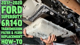 2019 Ford f350 Transmission Service HowTo [upl. by Llenil]