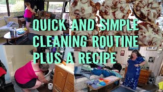 Quick and Simple Cleaning RoutinePlus a Recipe [upl. by Backler]