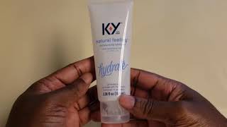 K Y Natural Feeling Personal Lubricant with Hyaluronic Acid Review Very good lubricant to use [upl. by Allyn304]