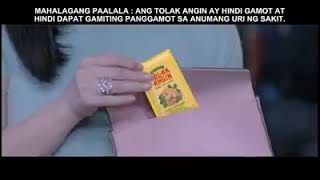 Kris Aquino for Tolak Angin Philippines TVC 2019 30seconds [upl. by Eadmund423]