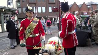 Mercian Regiment Freedom of Town Parade Kidderminster 2014 [upl. by Milas500]