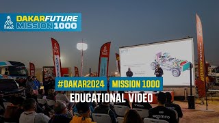 Educational video  Mission 1000  Dakar 2024 [upl. by Yrneh]