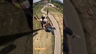 Paragliding Landing Kese hoti hai teambirbilling subscribe virelvideo trending share like [upl. by Llehcsreh]