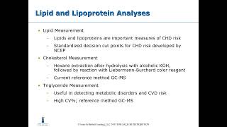 Clinical Chemistry Lipid and Lipoprotein Disorders [upl. by Queston]