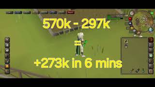 Updated Varlamore Herb Run 🌿🏃‍♂️ 273k profit in 6 mins wcleaned herbs [upl. by Asia508]