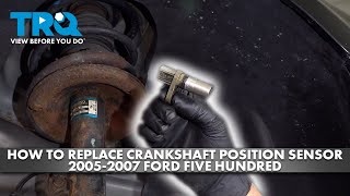 How to Replace Crankshaft Position Sensor 20052007 Ford Five Hundred [upl. by Estas]