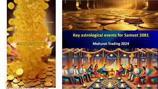 Astrological events for Samvat 2081  Know what you need to do for Investing in Muhurat Trading [upl. by Sonitnatsok]