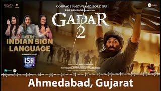 GADAR 2 in ISL is now showing at Arved Transcube Ahmedabad 4th Aug 2024 [upl. by Mudenihc]