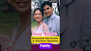 ROMNICK SARMENTA AND HARLENE BAUTISTA Sweet Moments shortsviral pinoyshowbiz trending [upl. by Nairim]