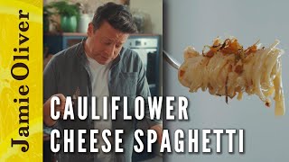 Creamy Cauliflower Cheese Spaghetti  Jamie Olivers £1 Wonders  Channel 4 Monday 8pm UK [upl. by Sebastiano]