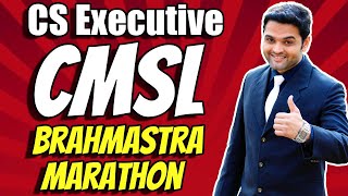 🔥CMSL Brahmastra Marathon for Dec 2023 Exam🔥CMSL Memory Booster Master Revision [upl. by Ikin]