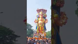 Khairatabad big Ganpati Bada Ganeshshortstrendy trendingviralvideoshortfeedshortsvideo [upl. by Paul]