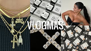 VLOGMAS DAY 5 my jewelry collection 2022  bts of 500 EP orders  🧸💓 [upl. by Akin]