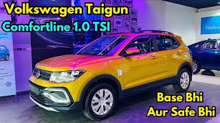 Volkswagen Taigun Base Model 2024  Volkswagen Taigun Comfortline 10 TSI  Taigun Updated Variant [upl. by Noirda]