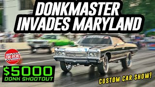 Donkmaster Z06 Donk RACED HIS OWN TEAMMATE 5000 Donk Shootout  NDRA Maryland Race  JULY 2022 [upl. by Nwahsear9]