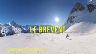 Ski Chamonix January 2024 Le Brevent [upl. by Nauqit]