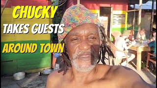 🇯🇲 Chucky Takes Guests To The Most Popular Bar In Port Antonio [upl. by Enylekcaj]