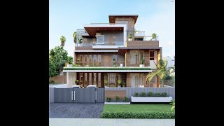 45x80 House Design 3D  3600 Sqft  400 Gaj [upl. by Ellegna147]