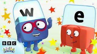 Wonderful Alphablock W 💧  Letter of the Week  Learn to Spell  officialalphablocks [upl. by Taima]