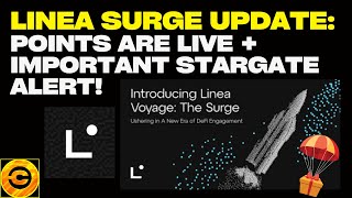 LINEA SURGE UPDATE Points are LIVE  Important Stargate Alert  Crypto Gossip [upl. by Popper676]