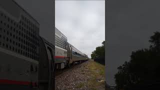 0929Amtrak Lincoln Service Train 301 at Bloomington [upl. by Towny237]