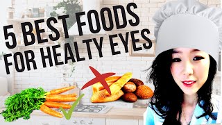 5 BEST FOODS For Healthy Eyes  Eye MD on the best foods supplements and vitamins for eye health [upl. by Zoa519]